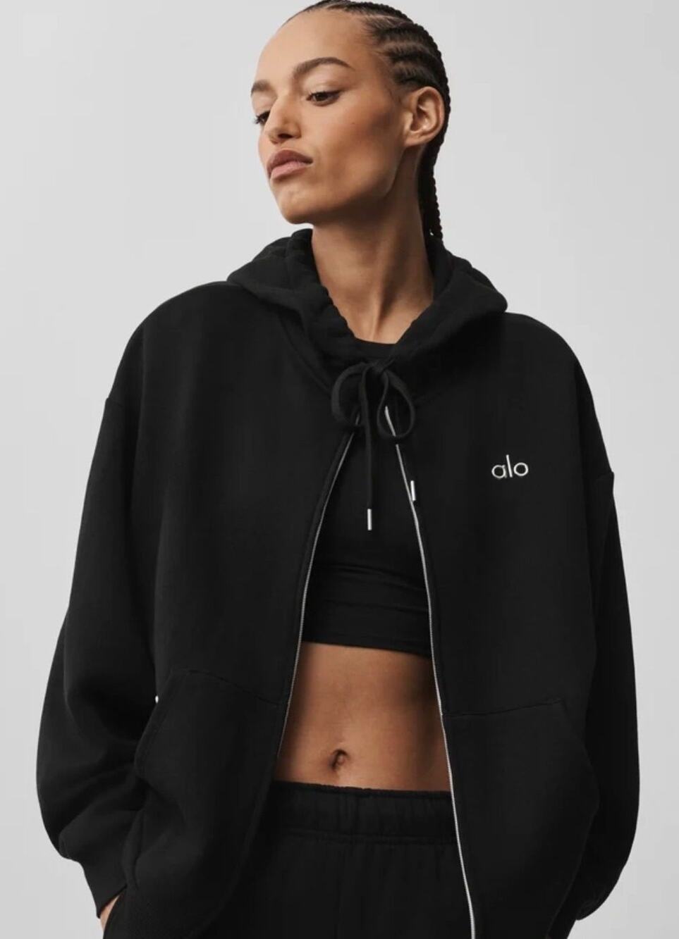NWT Alo Yoga Accolade Full Zip Hoodie